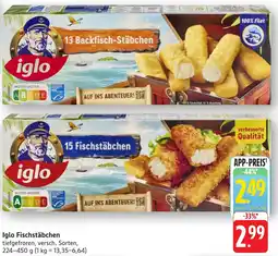 Edeka Neukauf Iglo Fischstäbchen Angebot