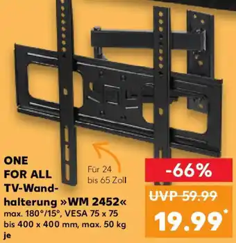 Kaufland ONE FOR ALL TV-Wandhalterung WM 2452 Angebot