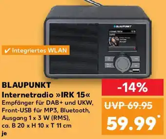 Kaufland BLAUPUNKT Internetradio IRK 15 Angebot
