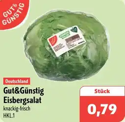 Aktiv Irma Gut&Günstig Eisbergsalat Angebot