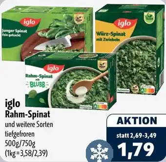 Aktiv Irma iglo Rahm-Spinat Angebot