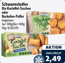 Aktiv Irma Schwarmstedter Bio Kartoffel-Taschen oder Backofen-Puffer Angebot