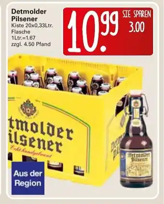 WEZ Detmolder Pilsener 20x0,33L Angebot