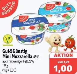 Aktiv Irma Gut&Günstig Mini Mozzarella Angebot