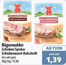 Aktiv Irma Rügenwalder Schinken Spicker Schinkenwurst-Aufschnitt Angebot