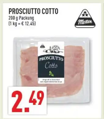 Marktkauf Metten prosciutto cotto Angebot