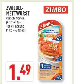 Marktkauf Zimbo zwiebel-mettwurst Angebot
