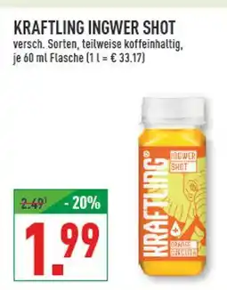 Marktkauf Kraftling ingwer shot Angebot