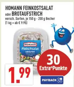 Marktkauf Homann feinkostsalat oder brotaufstrich Angebot