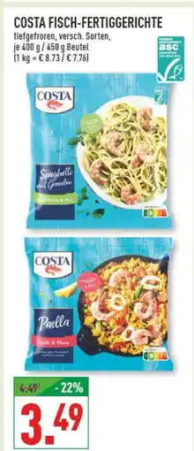 Marktkauf Costa spaghetti mit garnelen mediterrane art Angebot