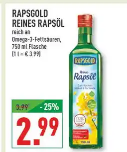 Marktkauf Rapsgold reines rapsöl Angebot