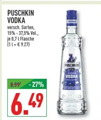 Marktkauf Puschkin vodka Angebot