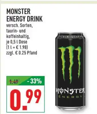 Marktkauf Monster energy drink Angebot