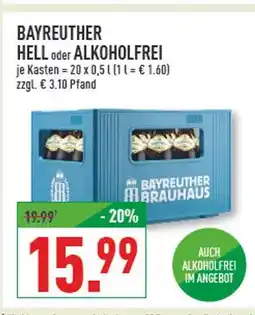 Marktkauf Bayreuther brauhaus bayreuther hell Angebot