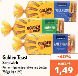 Aktiv Irma Golden Toast Sandwich Angebot