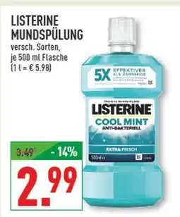 Marktkauf Listerine mundspülung Angebot