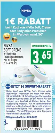 Marktkauf Nivea 1 € rabatt Angebot