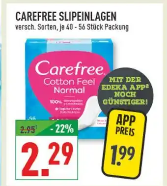Marktkauf Carefree slipeinlagen Angebot