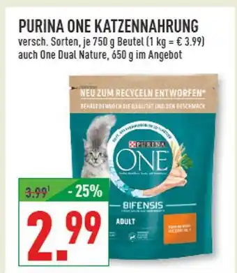 Marktkauf Purina one katzennahrung Angebot