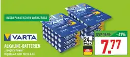 Marktkauf Varta alkaline-batterien longlife power mignon aa oder micro aaa Angebot