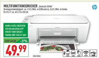 Marktkauf Hp multifunktionsdrucker „deskjet 2810e“ Angebot