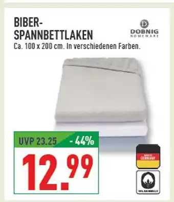 Marktkauf Dobnig biber-spannbettlaken Angebot