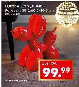 porta Luftballon „hund“ Angebot