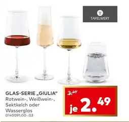 porta Tafelwert glas-serie 'giulia' Angebot
