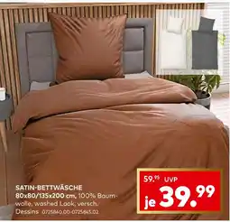 porta Satin-bettwäsche Angebot