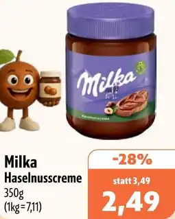 Aktiv Irma Milka Haselnusscreme Angebot