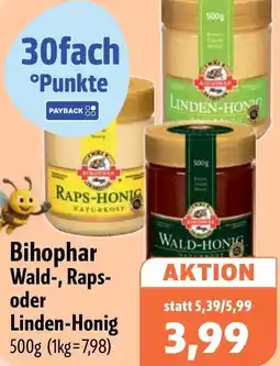 Aktiv Irma Bihophar Wald-, Raps- oder Linden-Honig Angebot