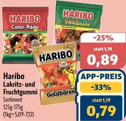 Aktiv Irma Haribo Lakritz- und Fruchtgummi Angebot