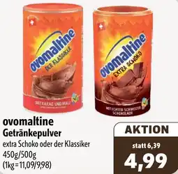 Aktiv Irma ovomaltine Getränkepulver Angebot