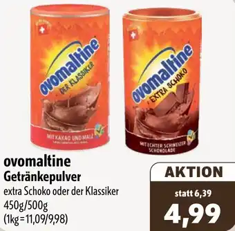 Aktiv Irma ovomaltine Getränkepulver Angebot