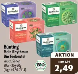 Aktiv Irma Bünting Mein Rhythmus Bio Teebeutel Angebot