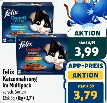 Aktiv Irma felix Katzennahrung im Multipack Angebot