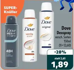 Aktiv Irma Dove Deospray Angebot