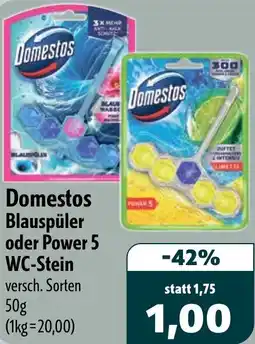 Aktiv Irma Domestos Blauspüler oder Power 5 WC-Stein Angebot