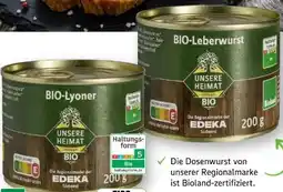 Edeka Unsere Heimat Echt & Gut Bio-Lyoner Naturland Angebot