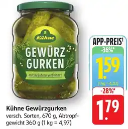 Edeka Neukauf Kühne Gewürzgurken Angebot