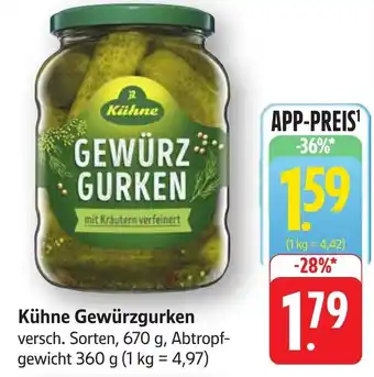 Edeka Neukauf Kühne Gewürzgurken Angebot