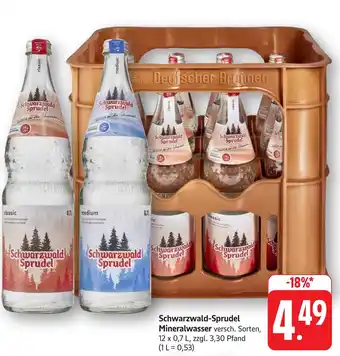 Edeka Neukauf Schwarzwald-Sprudel Mineralwasser Angebot