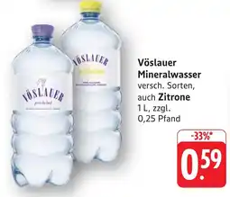 Edeka Neukauf Vöslauer Mineralwasser Angebot