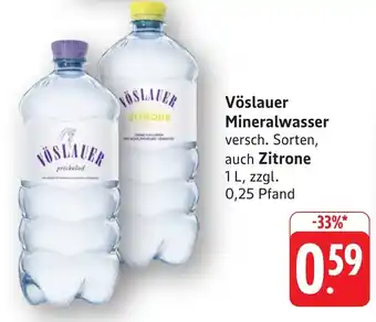 Edeka Neukauf Vöslauer Mineralwasser Angebot