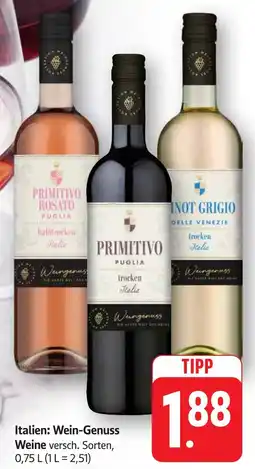 Edeka Neukauf Italien: Wein-Genuss Weine Angebot