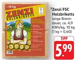 Edeka Neukauf Zenzi FSC Holzbriketts Angebot