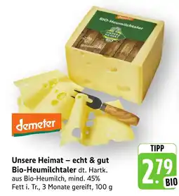 Edeka Neukauf Unsere Heimat - echt & gut Bio-Heumilchtaler Angebot