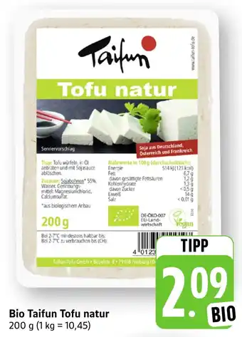 Edeka Neukauf Bio Taifun Tofu natur Angebot