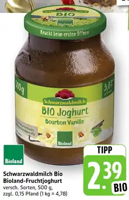 Edeka Neukauf Schwarzwaldmilch Bio Bioland-Fruchtjoghurt Angebot