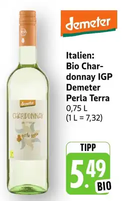 Edeka Neukauf Italien: Bio Char- donnay IGP Demeter Perla Terra Angebot